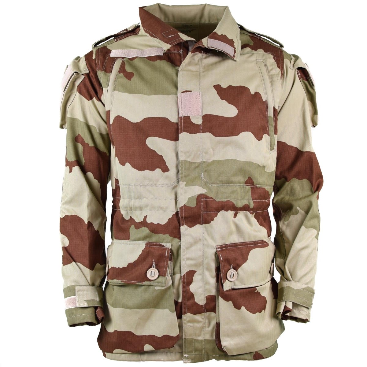 Autentico esercito francese parka felino felino t4 s2 giacca da combattimento deserto camo nuovo