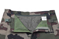 Pantaloni di pioggia dell'esercito francese autentico Trilamini impermeabili in generale con parentesi graffe nuove
