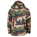 Giacca da trilaminio impermeabile dell'esercito francese genuino camo goretex con cappuccio da pioggia parka