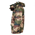 Giacca da trilaminio impermeabile dell'esercito francese genuino camo goretex con cappuccio da pioggia parka