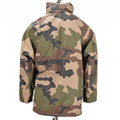 Giacca da trilaminio impermeabile dell'esercito francese genuino camo goretex con cappuccio da pioggia parka
