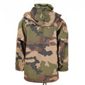 Giacca da trilaminio impermeabile dell'esercito francese genuino camo goretex con cappuccio da pioggia parka