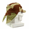 Genuino cappello da combattimento dell'esercito francese di francese desert cofano camo con lembo del collo