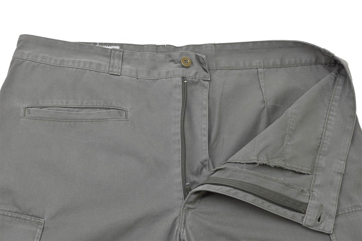 Serviri aerei militari francesi veri pantaloni di lavoro rinforzato grigio pantaloni cargo