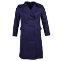 Guida vera giacca da donna blu scuro del trench di cappotto militare francese