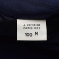 Autentico cappotto militare francese dell'esercito Air Force Trench Blue impermeabile