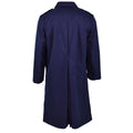 Autentico cappotto militare francese dell'esercito Air Force Trench Blue impermeabile