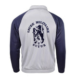Guida sport di felpa della scuola militare vera francese che corre grigio blu grigio