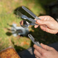 Set di posate dell'esercito tedesco autentico per le posate per mangiare nuove posate multitool Nuovi