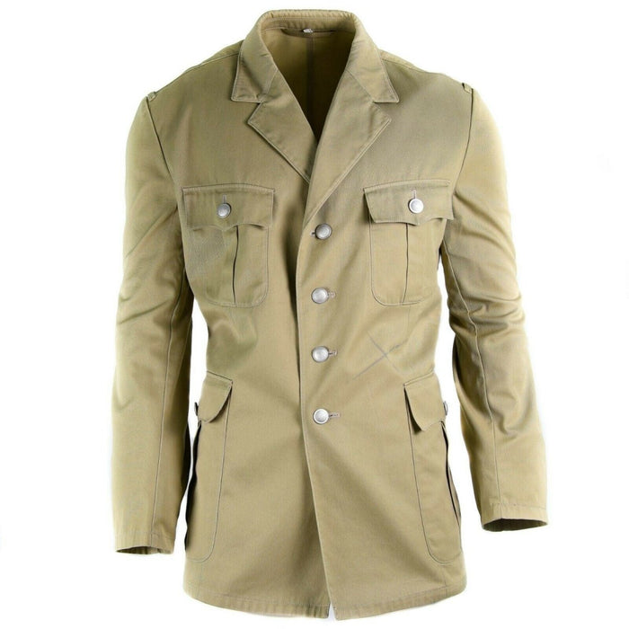 Giacca elegante dell'esercito tedesco autentico Deserto tropicale Uniforme formale militare kaki - GoMilitar
