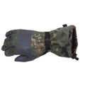Vero esercito tedesco Flecktarn camo inverno combattimento caldo guanti fiancheggiati militari