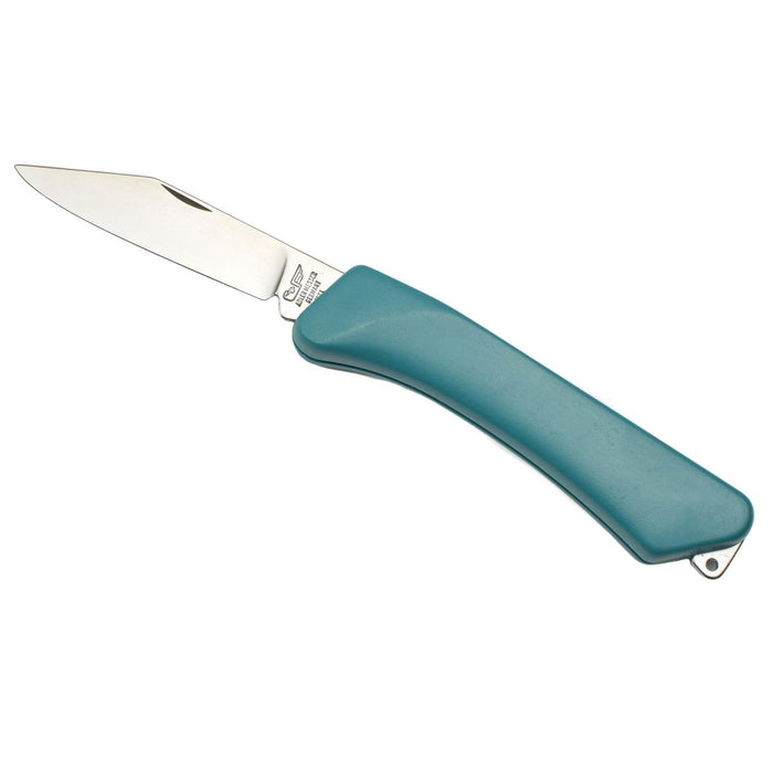 Coltello tascabile pieghevole autentico dell'esercito tedesco con lama in acciaio inossidabile con punta a clip NUOVO - GoMilitar