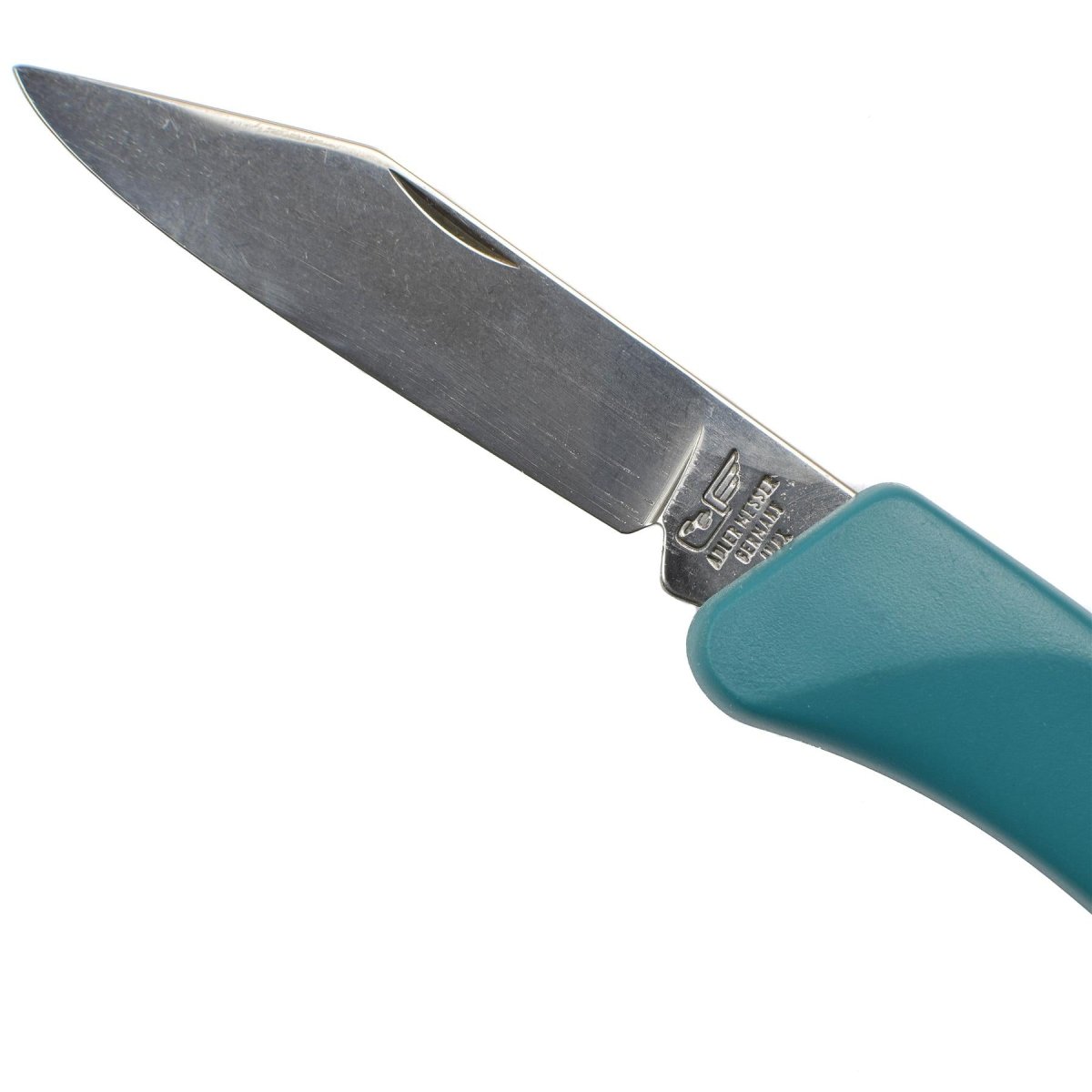 Coltello tascabile pieghevole autentico dell'esercito tedesco con lama in acciaio inossidabile con punta a clip NUOVO