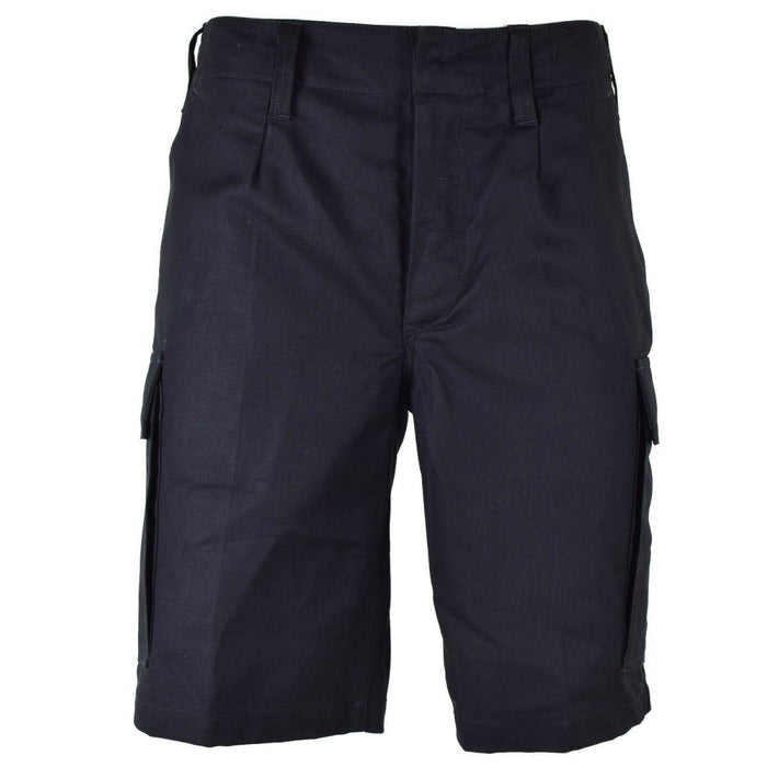 SHORTS IN MOLESKIN autentici dell'esercito tedesco Durevoli cargo estivi Neri da uomo NOVITÀ - GoMilitar