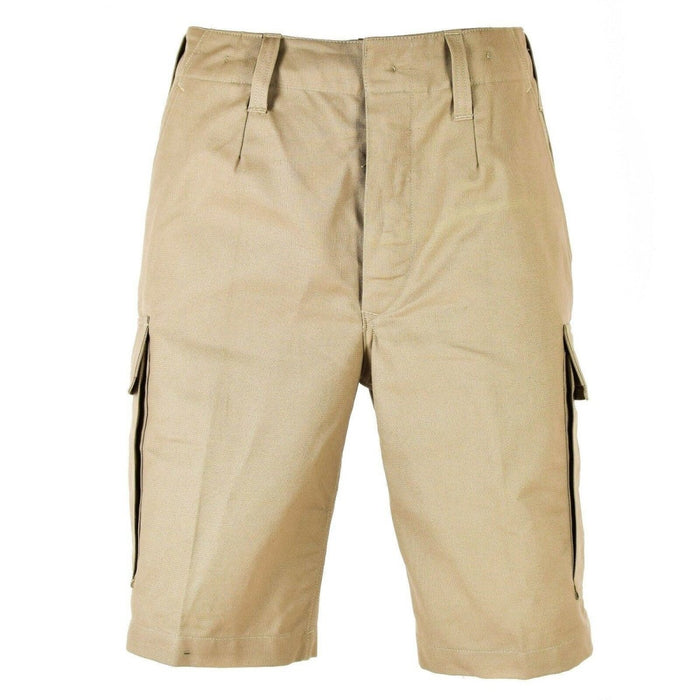 SHORTS IN MOLESKIN autentici dell'esercito tedesco Durevoli cargo estivi Khaki Beige NOVITÀ - GoMilitar