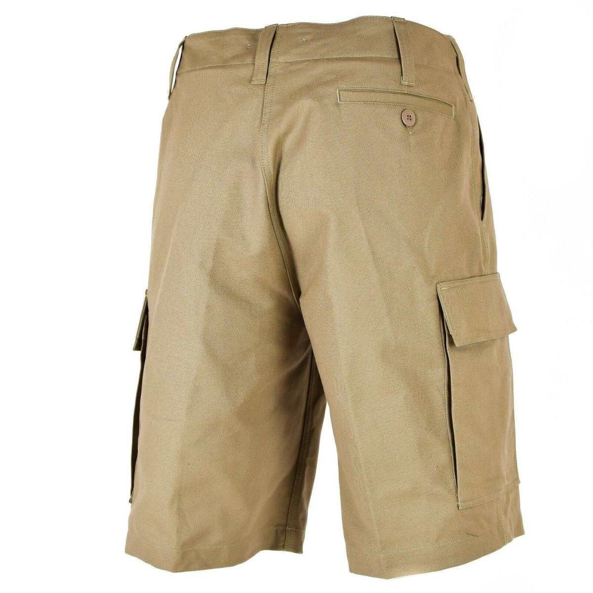 Guido problema dell'esercito tedesco Moleskin Shorts Dureble Cargo Summer Khaki Beige Nuovo