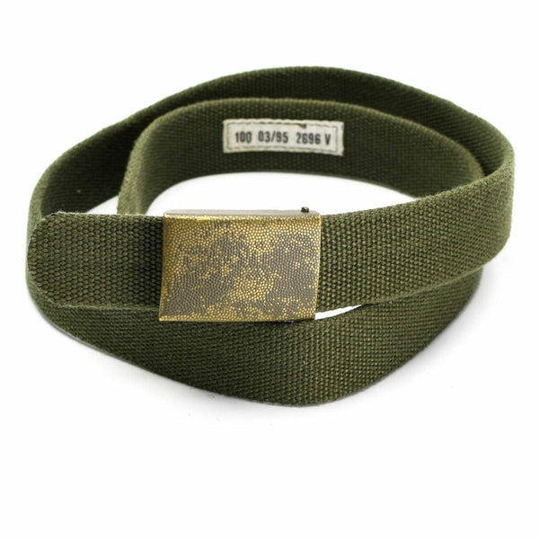 Genuina cintura militare dell'esercito tedesco pantaloni pantaloni pantaloni da combattimento w fibbia