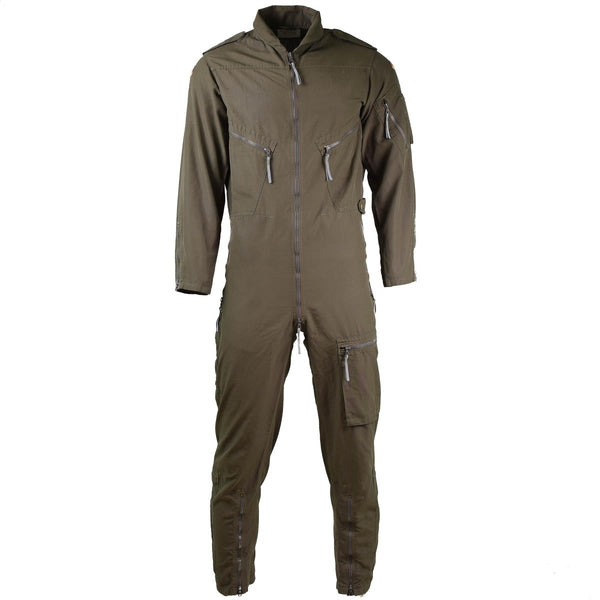 Genuine German army Olive OD overall suit combat tanker coverall jumpsuit aramid - GoMilitar
