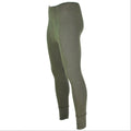 Pantaloni dell'esercito tedesco autentici lunghi Johns olive clima freddo biancheria intima Nuovo