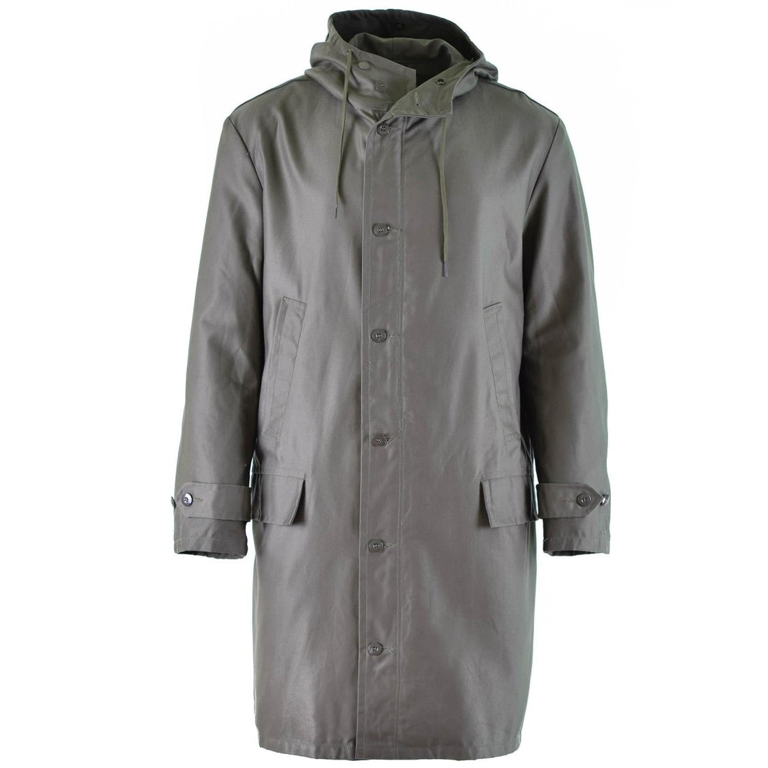 Guida vera Armata tedesca Parka Olive Olive Oversare Overplus Coat Long Od Vintage Nuovo