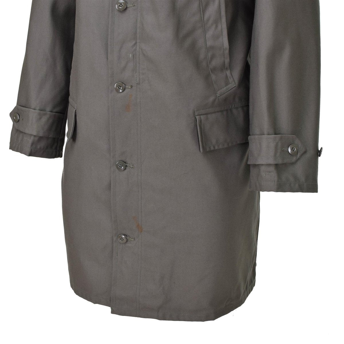 Guida vera Armata tedesca Parka Olive Olive Oversare Overplus Coat Long Od Vintage Nuovo
