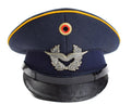 Genuino cappello della visiera dell'esercito tedesco. Forze aeree forze militari a punta di cappello luftware Nuovo