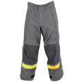 Pantaloni di protezione grigi tedeschi autentici resistenti al calore aramide bavaglino e parentesi graffe