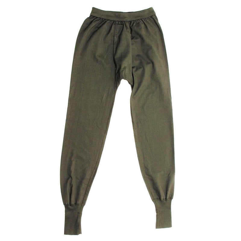Autentici mutande termiche militari tedesche pantaloni invernali inverno in surplus di oliva nuovo