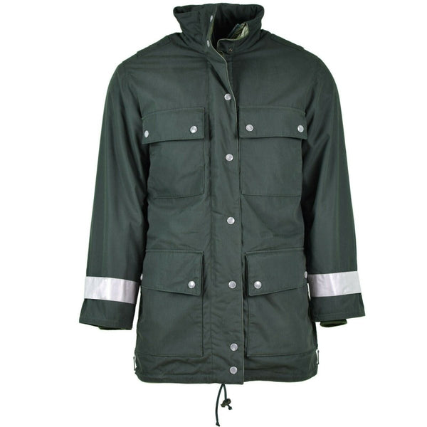 Guida di polizia tedesca autentica Goretex verde impermeabile BGS Parka Border Guard