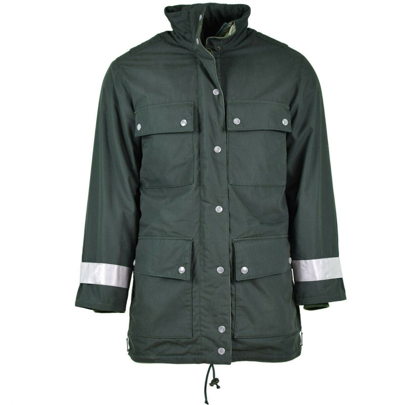 Guida di polizia tedesca autentica Goretex verde impermeabile BGS Parka Border Guard