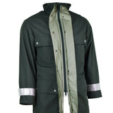 Guida di polizia tedesca autentica Goretex verde impermeabile BGS Parka Border Guard