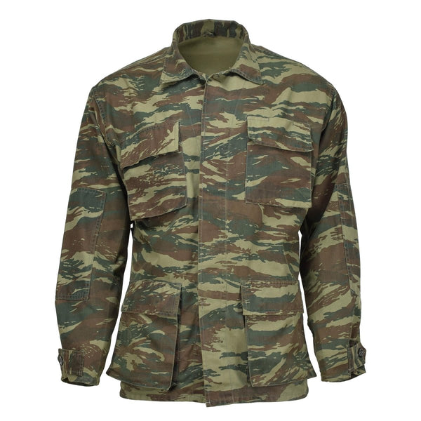 Guida militare greca autentica resistente combattimento tattico da combattimento da lucertola scura camo