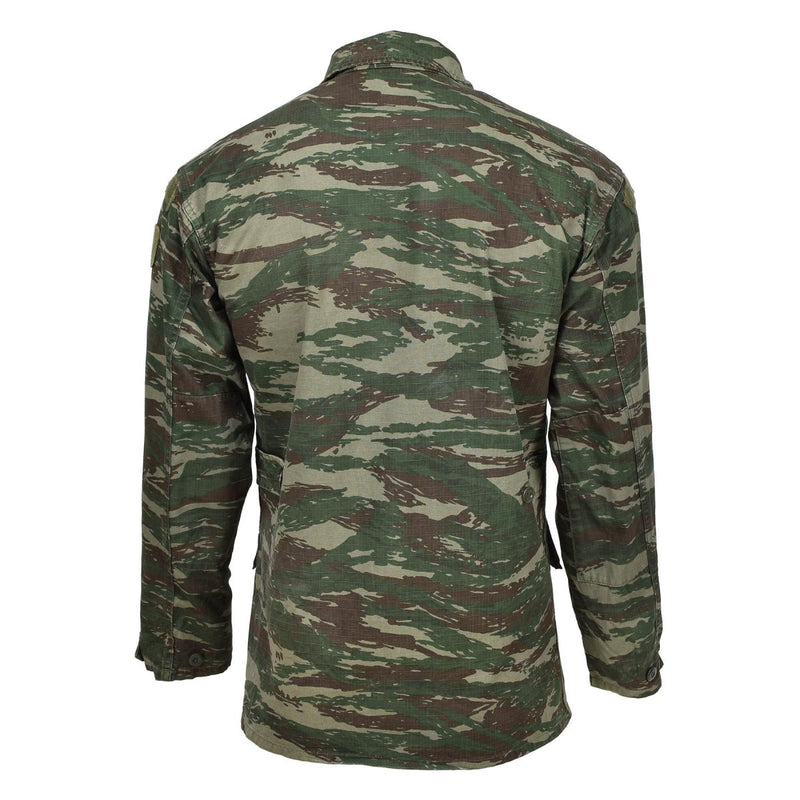 Guida vera e propria giacca greca lucertola camo durevole combattimento tattico di campo ripstop