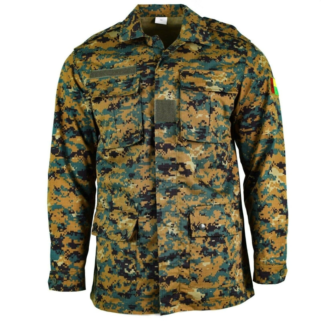 Guida Guinee Guinee Bissau Army RIPSTOP Digital Savana Camo Problema militare nuovo