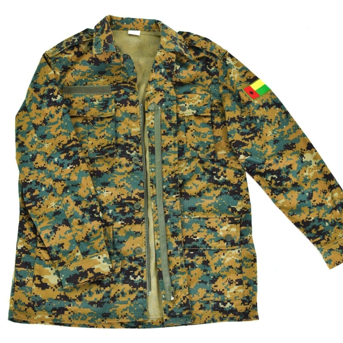 Guida Guinee Guinee Bissau Army RIPSTOP Digital Savana Camo Problema militare nuovo