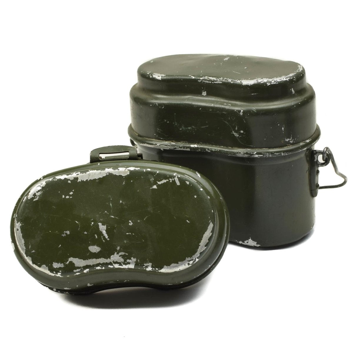 Guido kit di pasticcio dell'esercito ungherese. Set 2 pc per bowler militare in alluminio