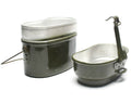 Guido kit di pasticcio dell'esercito ungherese. Set 2 pc per bowler militare in alluminio
