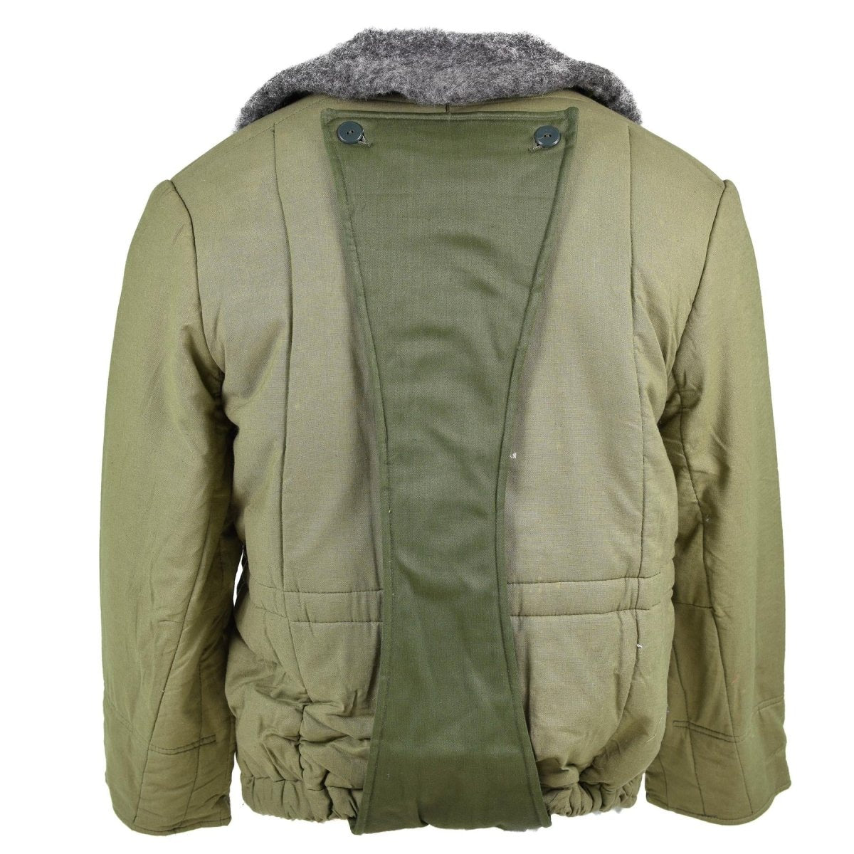 Giacca trapuntata dell'esercito ungherese genuino m65 collare pelliccia calda inverno parka calda nuovo