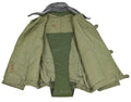 Giacca trapuntata dell'esercito ungherese genuino m65 collare pelliccia calda inverno parka calda nuovo