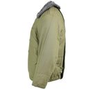 Genuine Hungarian army quilted jacket M65 fur collar Warm winter warm parka NEW - GoMilitar