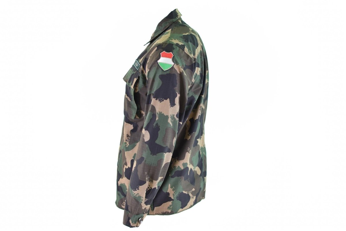 Guida camicia dell'esercito ungherese M90 ​​4 Colore camuffato a manica lunga militare nuovo
