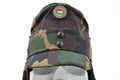 Cappello da campo militare del Cappuccio invernale mimetico ungherese con badge a colori NUOVO