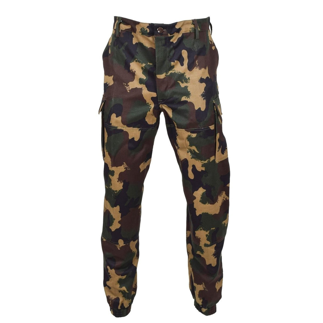 Guidi pantaloni da campo militare ungherese M1990 Woodland Camo ha rinforzato Nuovo