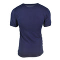 T-shirt blu scuro dell'esercito italiano autentico camicia di cotone blu maniche corte nuovi