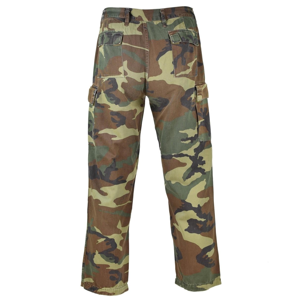 Pantaloni dell'esercito italiano autentici Combatti NATO Cotone Woodland Cimeflage Field Calcors