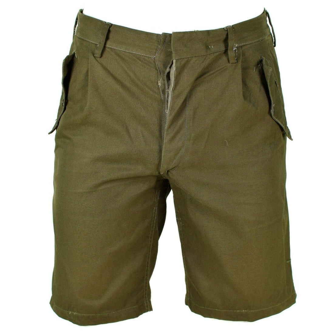 Pantaloncini genuini dell'esercito italiano Khaki Chino Bermuda da campo militare vintage BDU