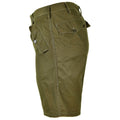 Pantaloncini genuini dell'esercito italiano Khaki Chino Bermuda da campo militare vintage BDU