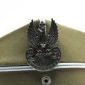 Guido cappello da visiera militare polacco Polonia Ufficiale dell'esercito Picco del picco Eagle Cockade Nuovo