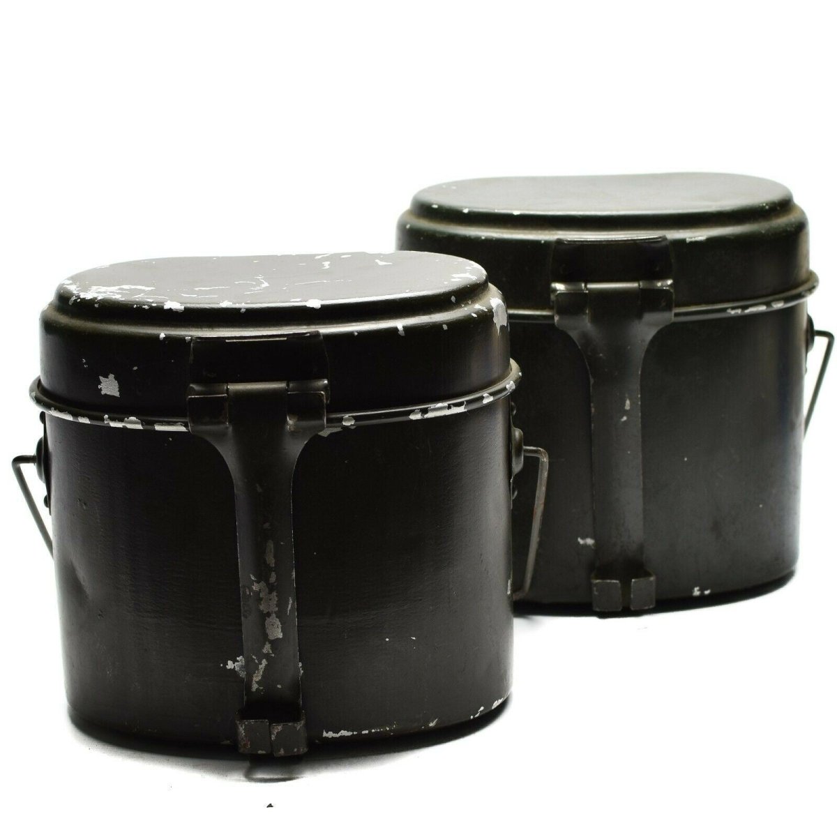 Guido kit di pasticcio dell'esercito rumeno. Pentola di bowler militare in alluminio