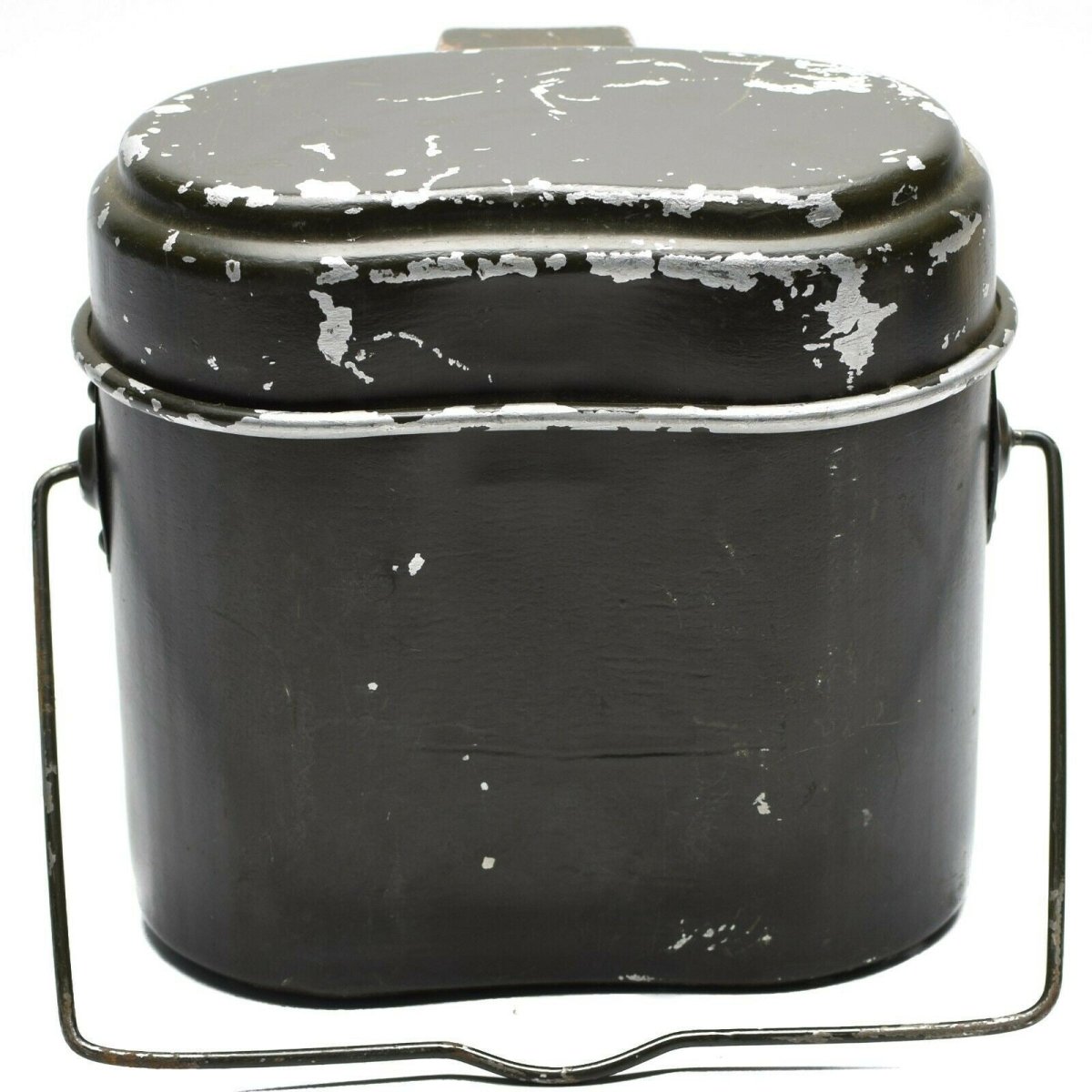 Guido kit di pasticcio dell'esercito rumeno. Pentola di bowler militare in alluminio